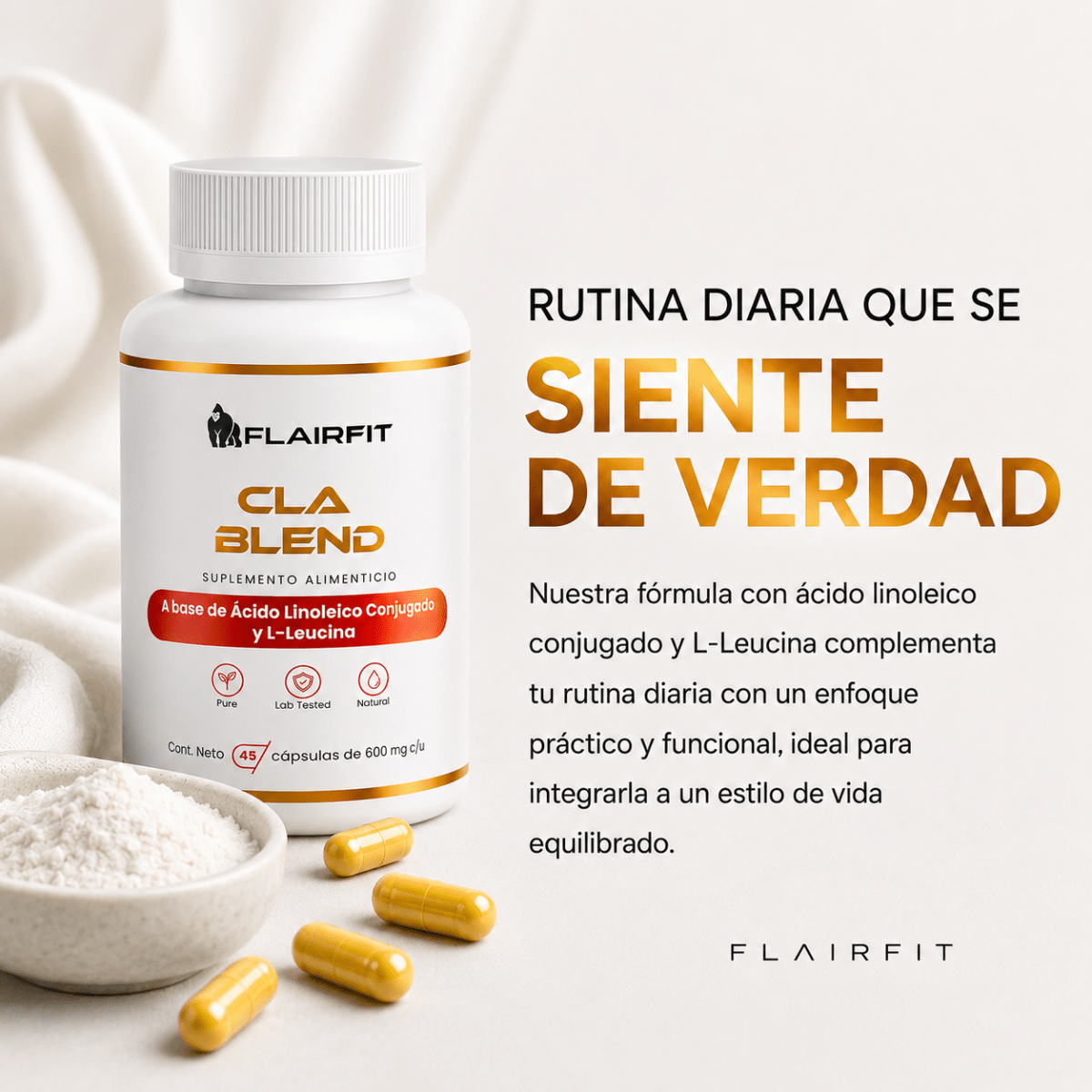 Cada ingrediente tiene un propósito