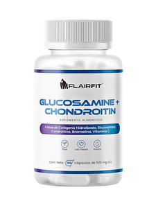 Flairfit® Glucosamina + Condroitina – 100 cápsulas (1500 mg por porción)