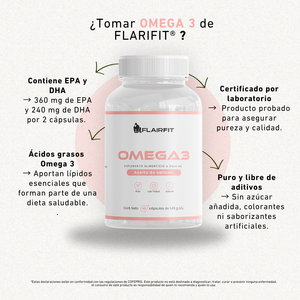 FLAIRFIT® OMEGA 3 SALMON OIL, EPA - DHA