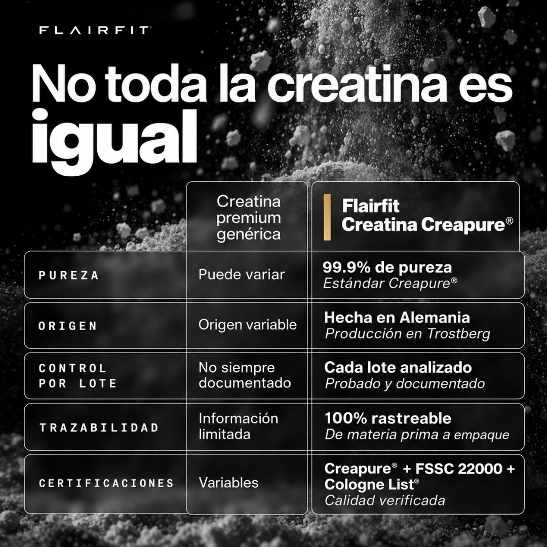 Pack Constancia Flairfit® · 2 Creatinas de 250 g