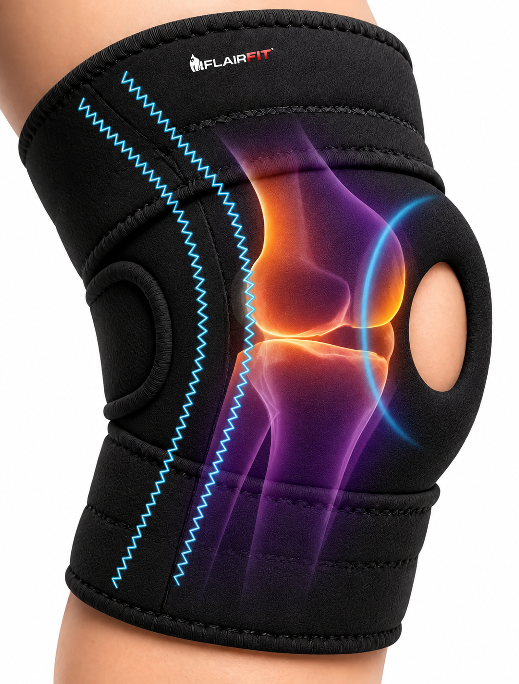 Rodillera de Compresión Flairfit® – Soporte Ajustable