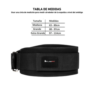 Cinturon Flairfit® Pro Powerlifting Pesista Gym Crossfit