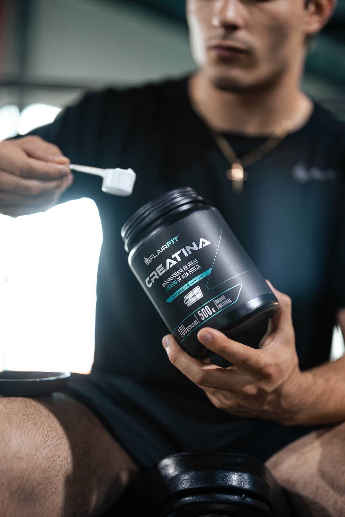 Creatina monohidratada Creapure® para uso continuo.