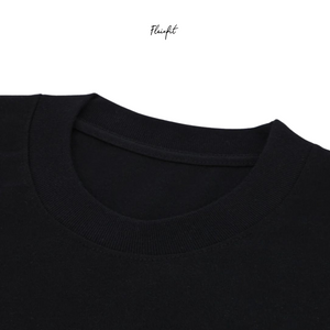 FLAIRFIT® Playera Premium 240 GSM T-shirt: Italics Oversized