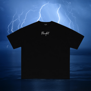 FLAIRFIT® Playera Premium 240 GSM T-shirt: Italics Oversized