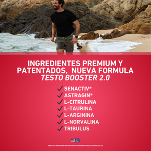 FLAIRFIT® NITRIC OXIDE BOOSTER 2.O, L-ARGININE, TRIBULUS, ASTRAGIN®, SENACTIV®