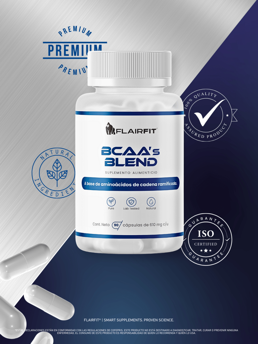 BCAA 2:1:1 – 90 cápsulas (2400 mg por porción)
