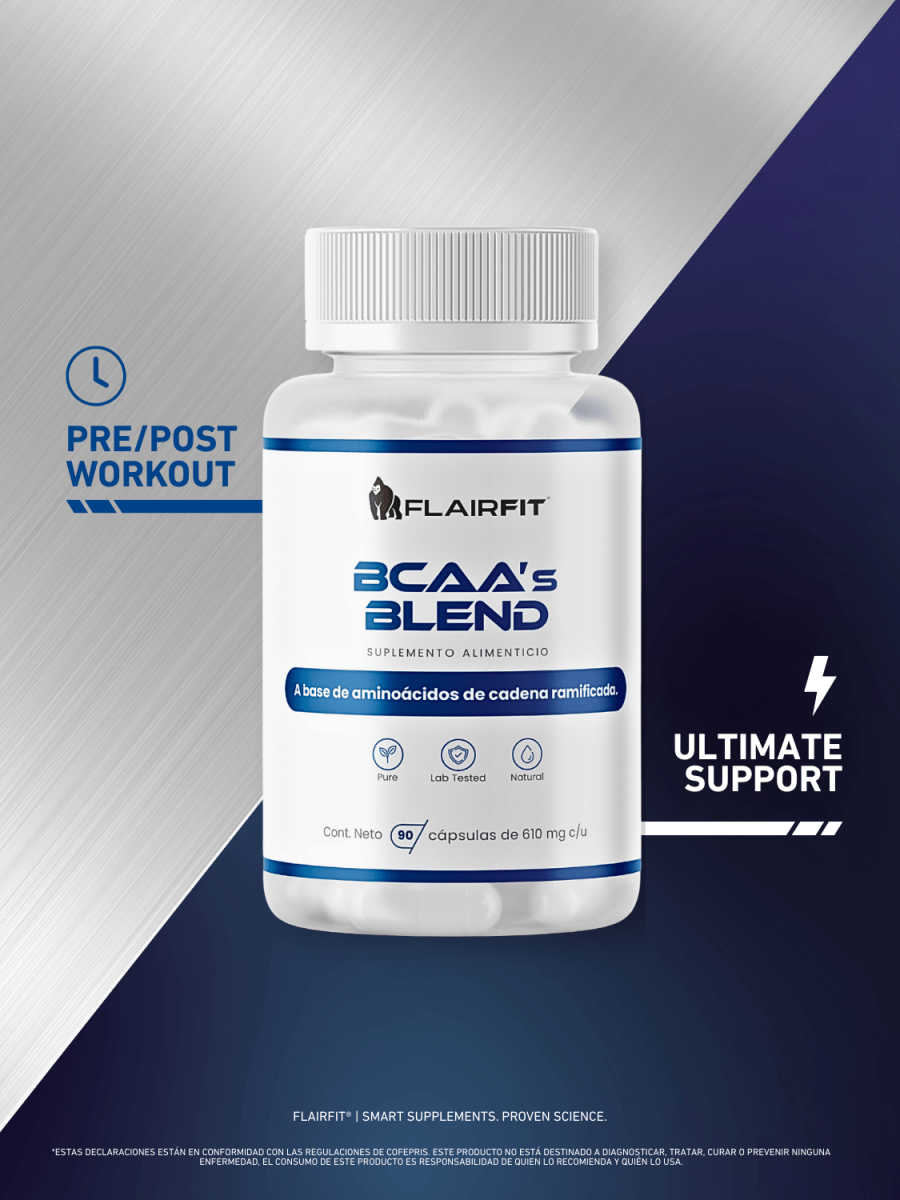 BCAA 2:1:1 – 90 cápsulas (2400 mg por porción)