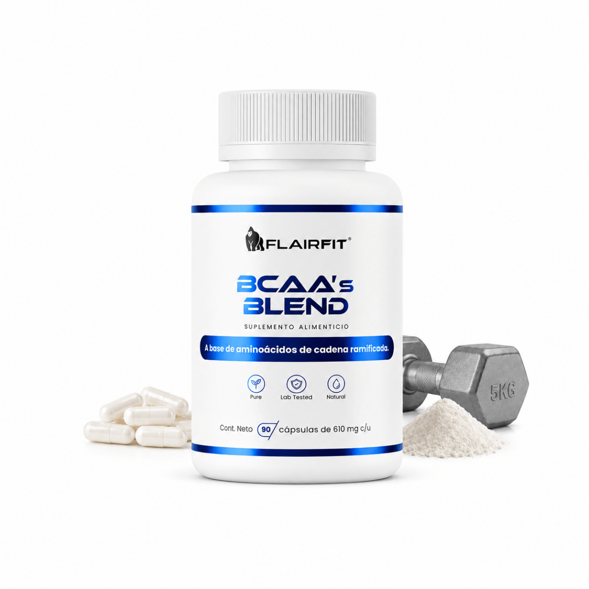 BCAAs 2:1:1. Directos y sin complicaciones.
