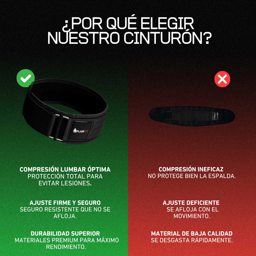 Cinturón de levantamiento Flairfit® · Neopreno