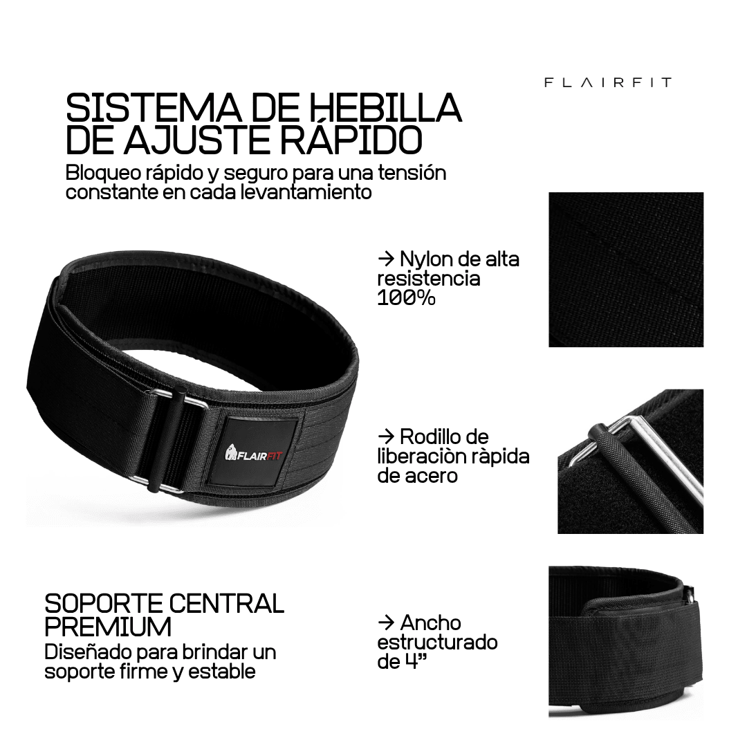 Cinturón de levantamiento Flairfit® · Neopreno
