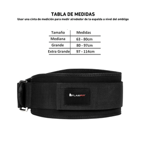 Cinturón Flairfit® Pro Powerlifting | Pesista, Gym y Crossfit – Soporte Premium