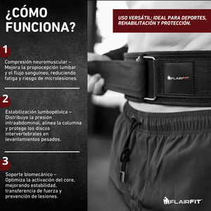 Cinturón Powerlifting | Pesista, Gym y Crossfit