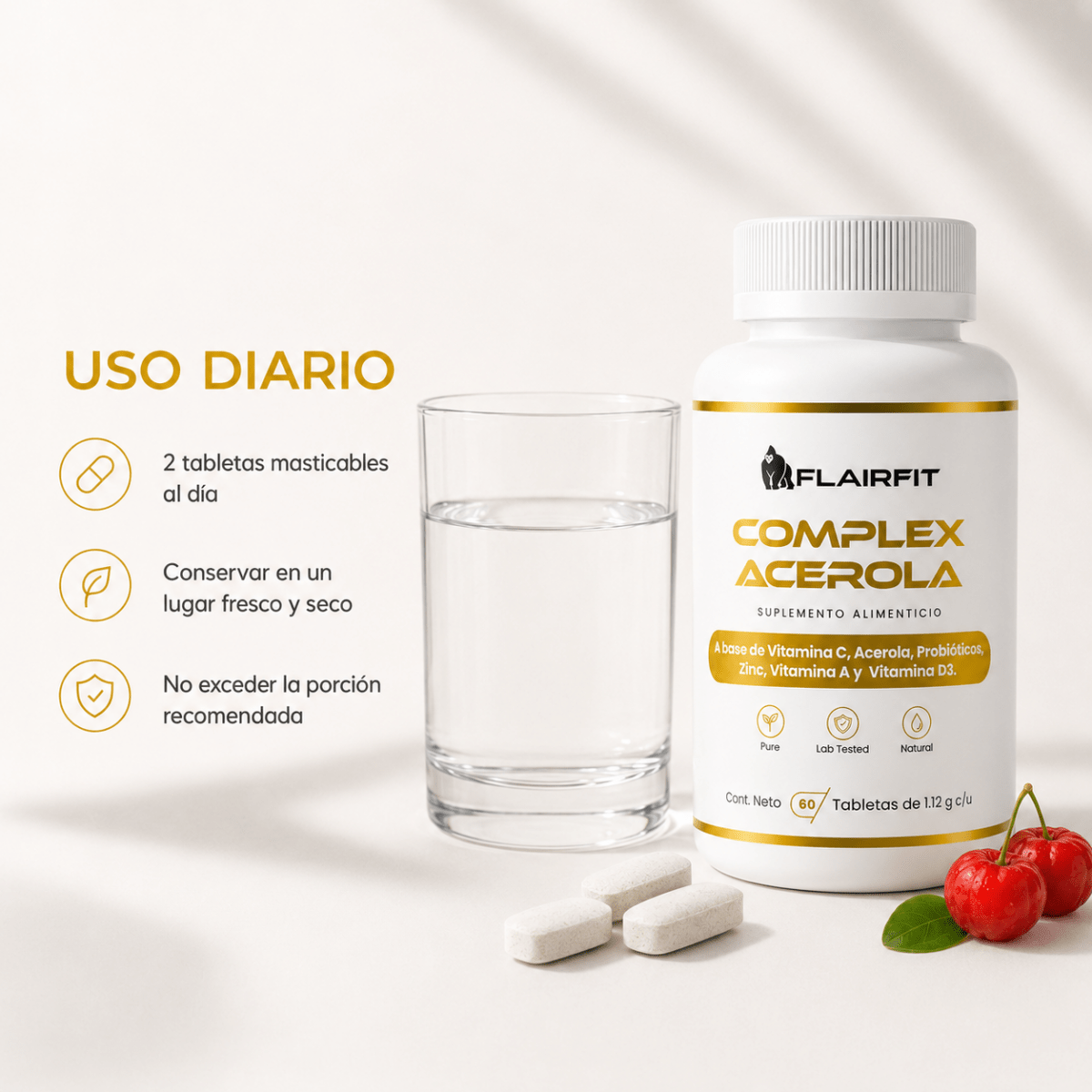 Complex Acerola Flairfit® · 60 tabletas