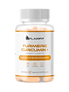 Cúrcuma (Turmeric) orgánica – 60 cápsulas (700 mg por porción)
