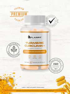 Cúrcuma (Turmeric) orgánica – 60 cápsulas (700 mg por porción)