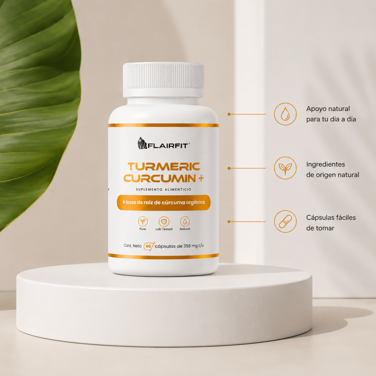 Cúrcuma Flairfit® · 60 cápsulas