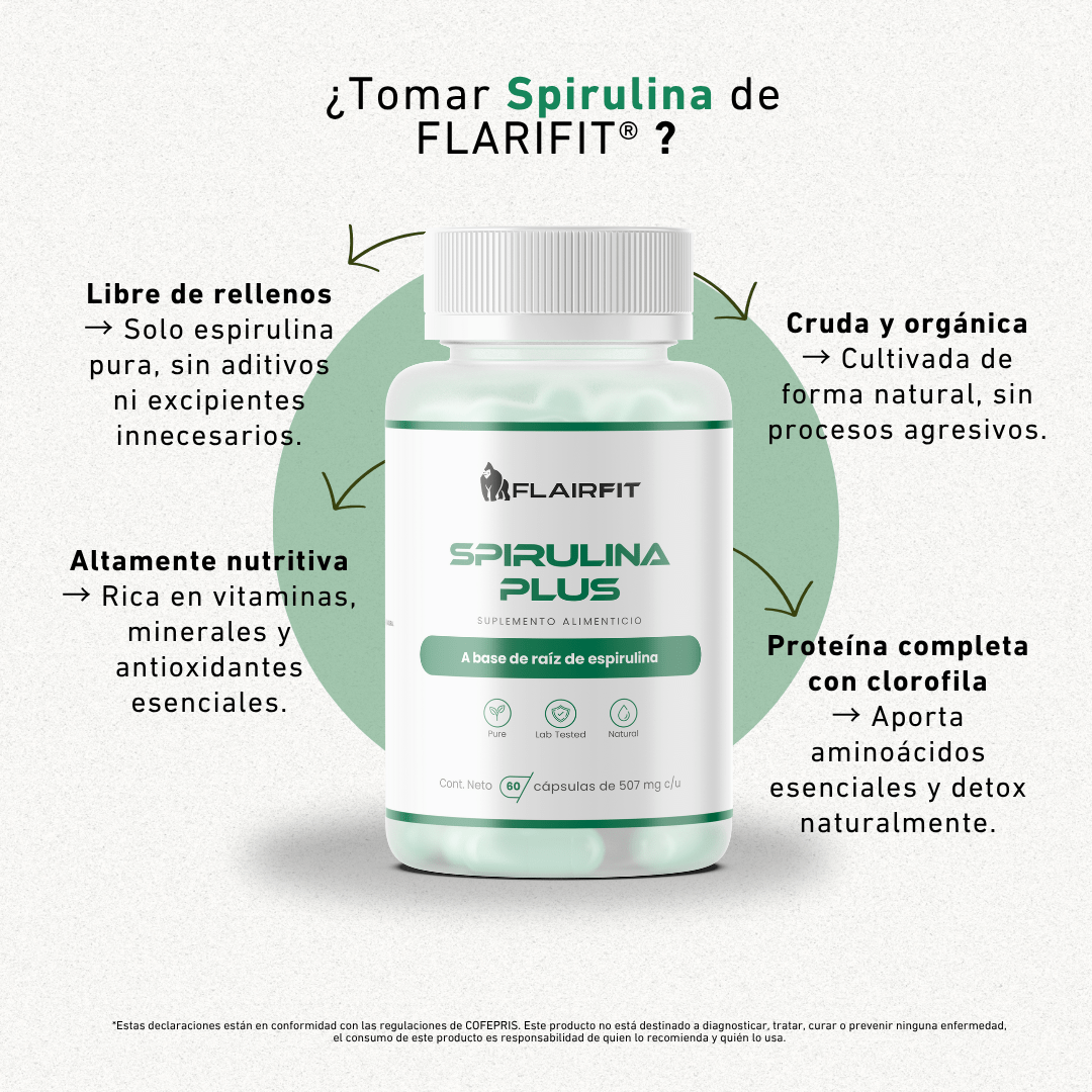 FLAIRFIT® SPIRULINE ALGAE PLUS