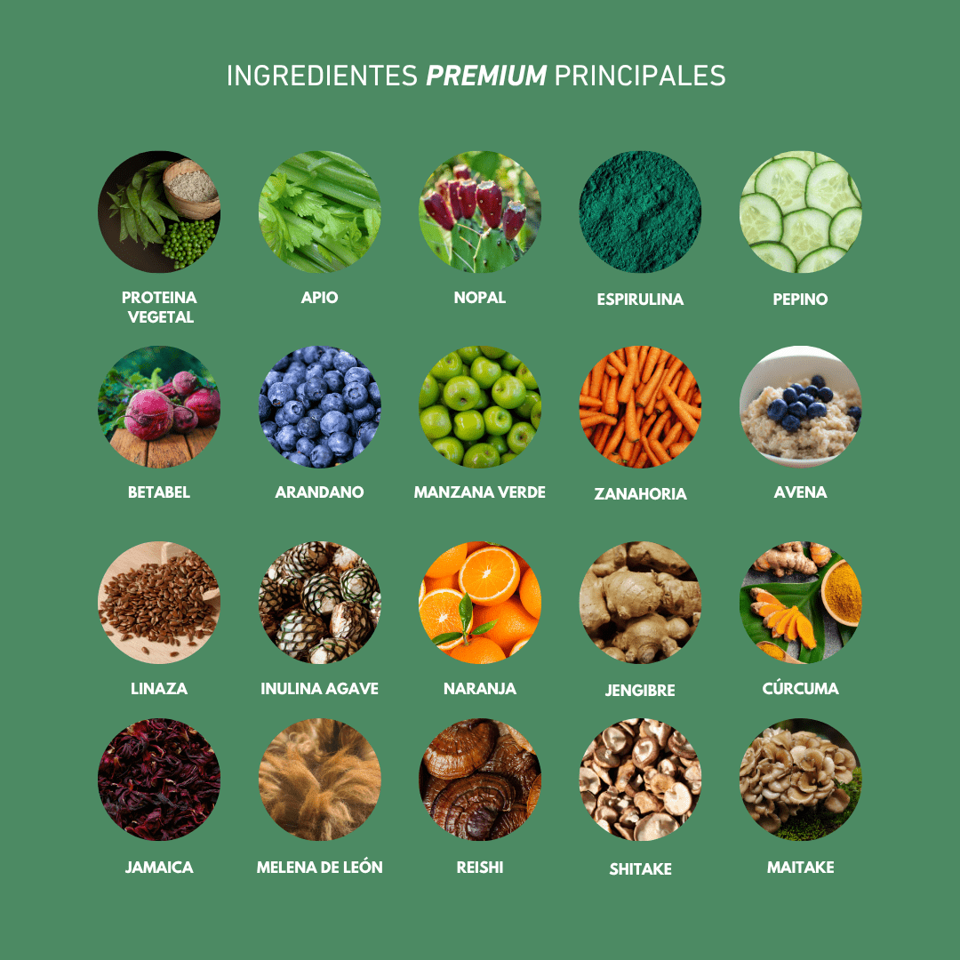 FLAIRFIT® Daily Green's Mix Superfoods, +50 Ingredientes. 500G