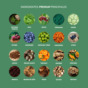 FLAIRFIT® Daily Green's Mix Superfoods, +50 Ingredientes. 500G