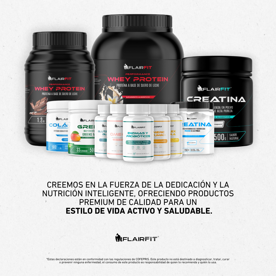 FLAIRFIT® Daily Green's Mix Superfoods, +50 Ingredientes. 500G