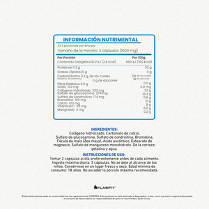 FLAIRFIT® GLUCOSAMINE CHONDROITIN, HYDROLYZED COLLAGEN, MAGNESIUM