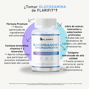 FLAIRFIT® GLUCOSAMINE CHONDROITIN, HYDROLYZED COLLAGEN, MAGNESIUM