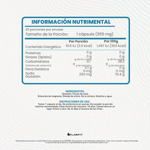 FLAIRFIT® GLUTATHIONE BLEND (GLUTAMINE + CYSTEINE + GLYCINE)