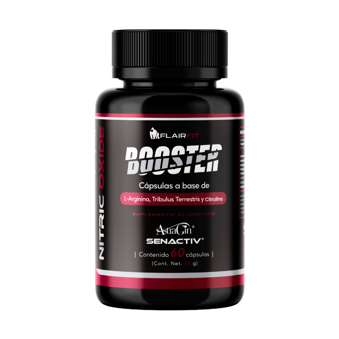 FLAIRFIT® Nitric Oxide Booster 2.O, L-Arginina, AstraGin®, Senactiv®