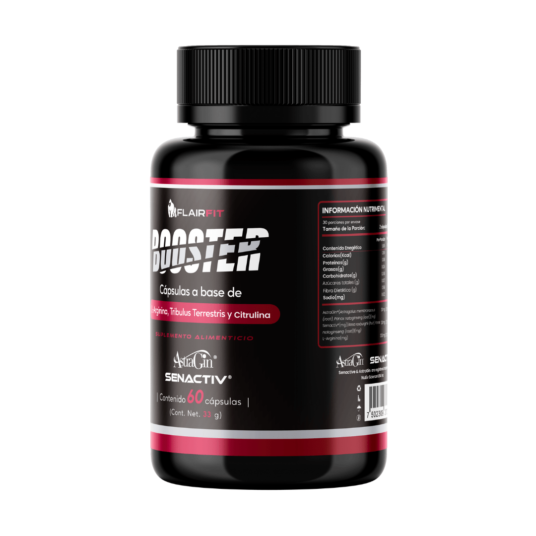 FLAIRFIT® Nitric Oxide Booster 2.O, L-Arginina, AstraGin®, Senactiv®
