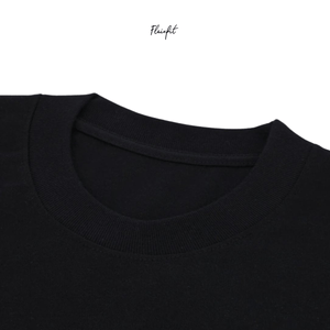 FLAIRFIT® Playera Premium 240 GSM T-shirt: Italics Oversized