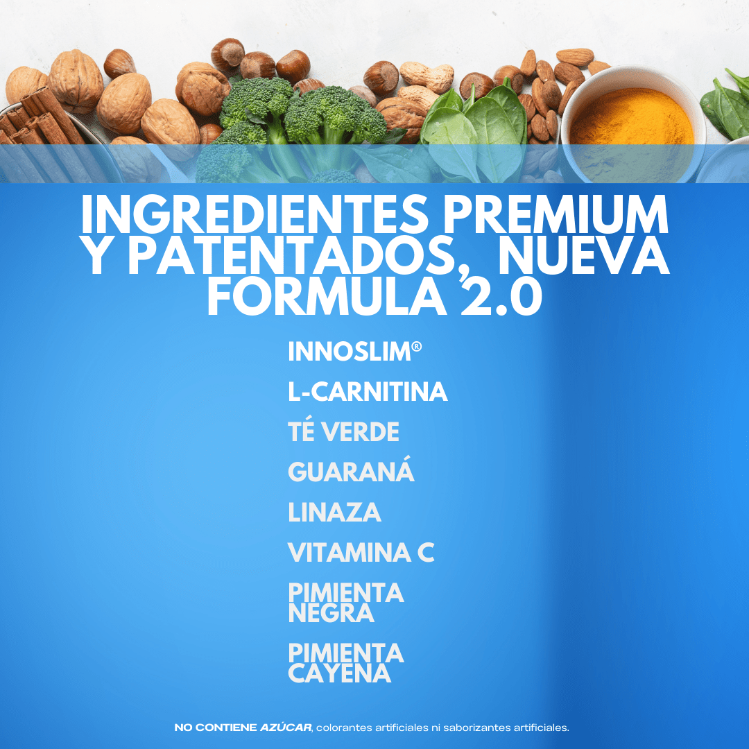 FLAIRFIT® POWER THERMOBURNER 2.0, INNOSLIM® + GREEN TEA + GUARANÁ + L-CARNITINE