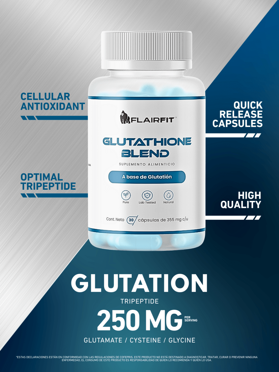 FLAIRFIT® GLUTATHIONE BLEND (GLUTAMINE + CYSTEINE + GLYCINE)