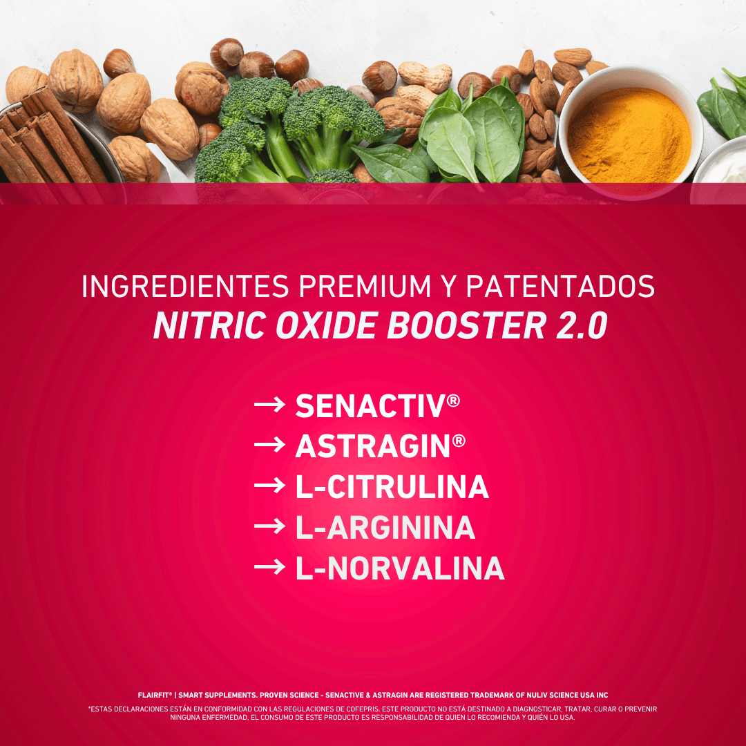 Nitric Oxide Booster 2.0 – 60 cápsulas