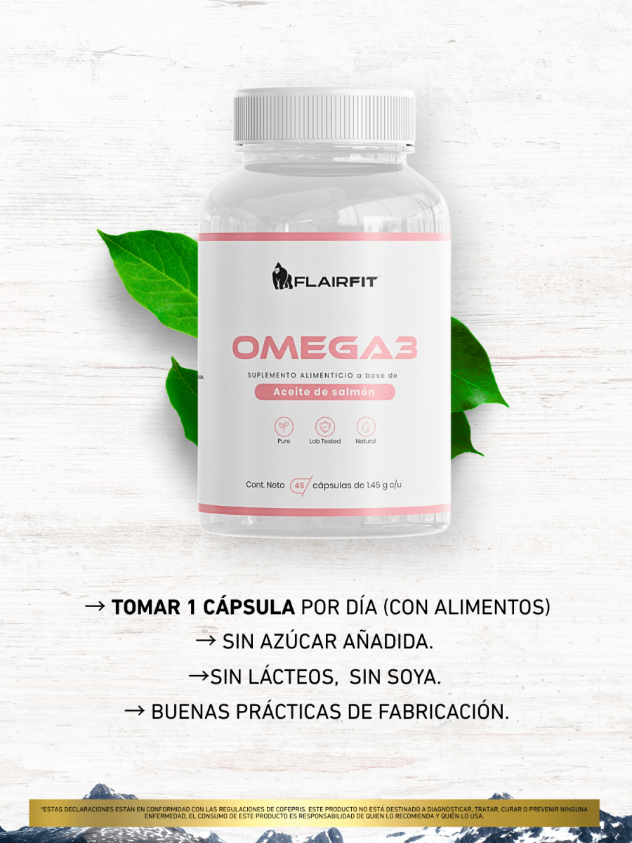 Omega-3 1000 mg (EPA, DHA) 45 cápsulas