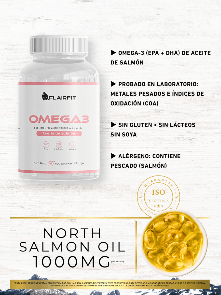 Omega-3 1000 mg (EPA, DHA) 45 cápsulas