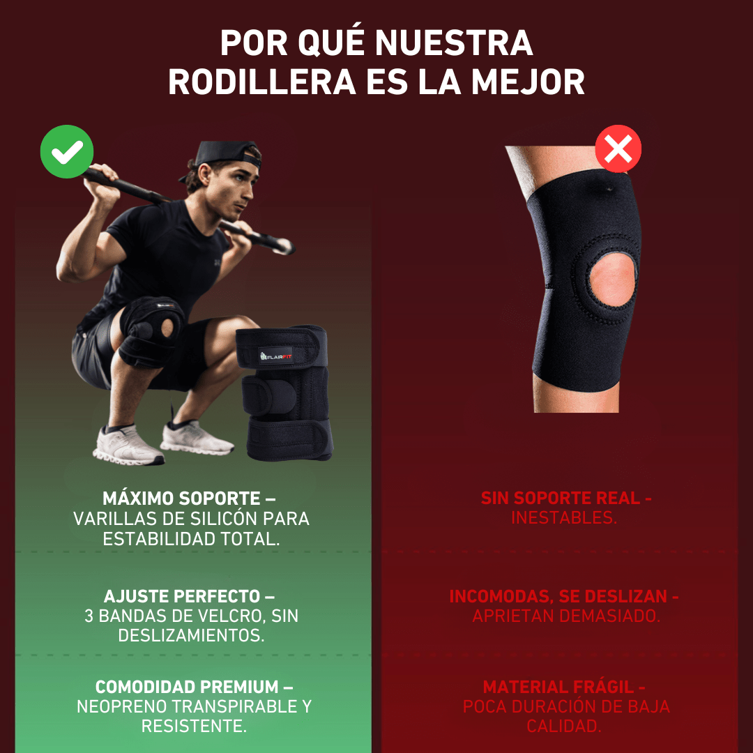 RODILLERA FLAIRFIT® DEPORTIVA DE NEOPRENO, ORTOPEDICA/RECUPERACIÓN
