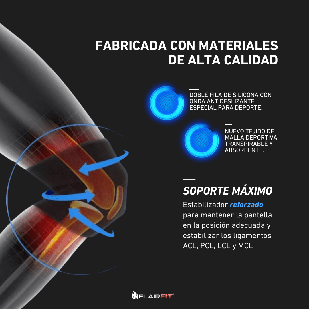 RODILLERA FLAIRFIT® DEPORTIVA DE NEOPRENO, ORTOPEDICA/RECUPERACIÓN