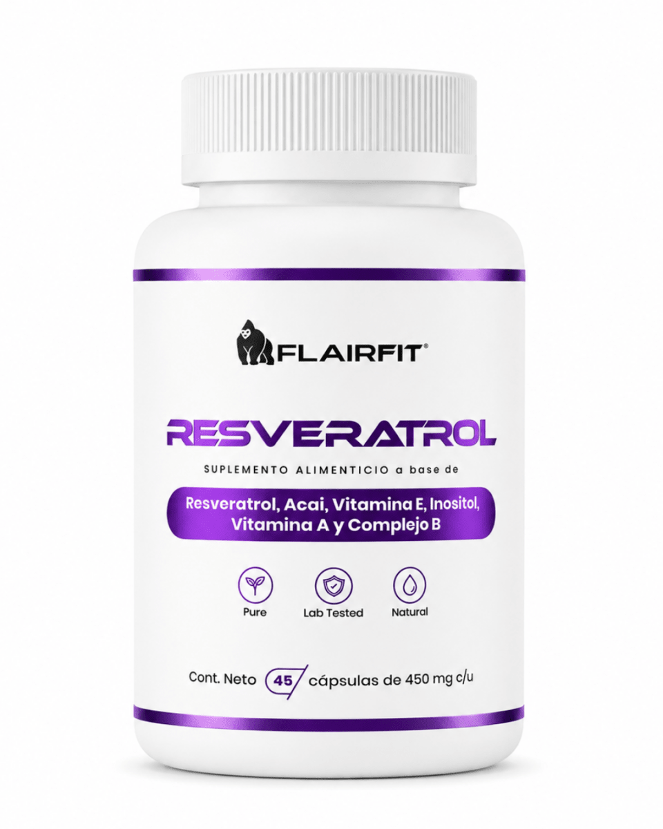 Resveratrol, Vitamìna C, Inositol Flairfit® – 45 cápsulas