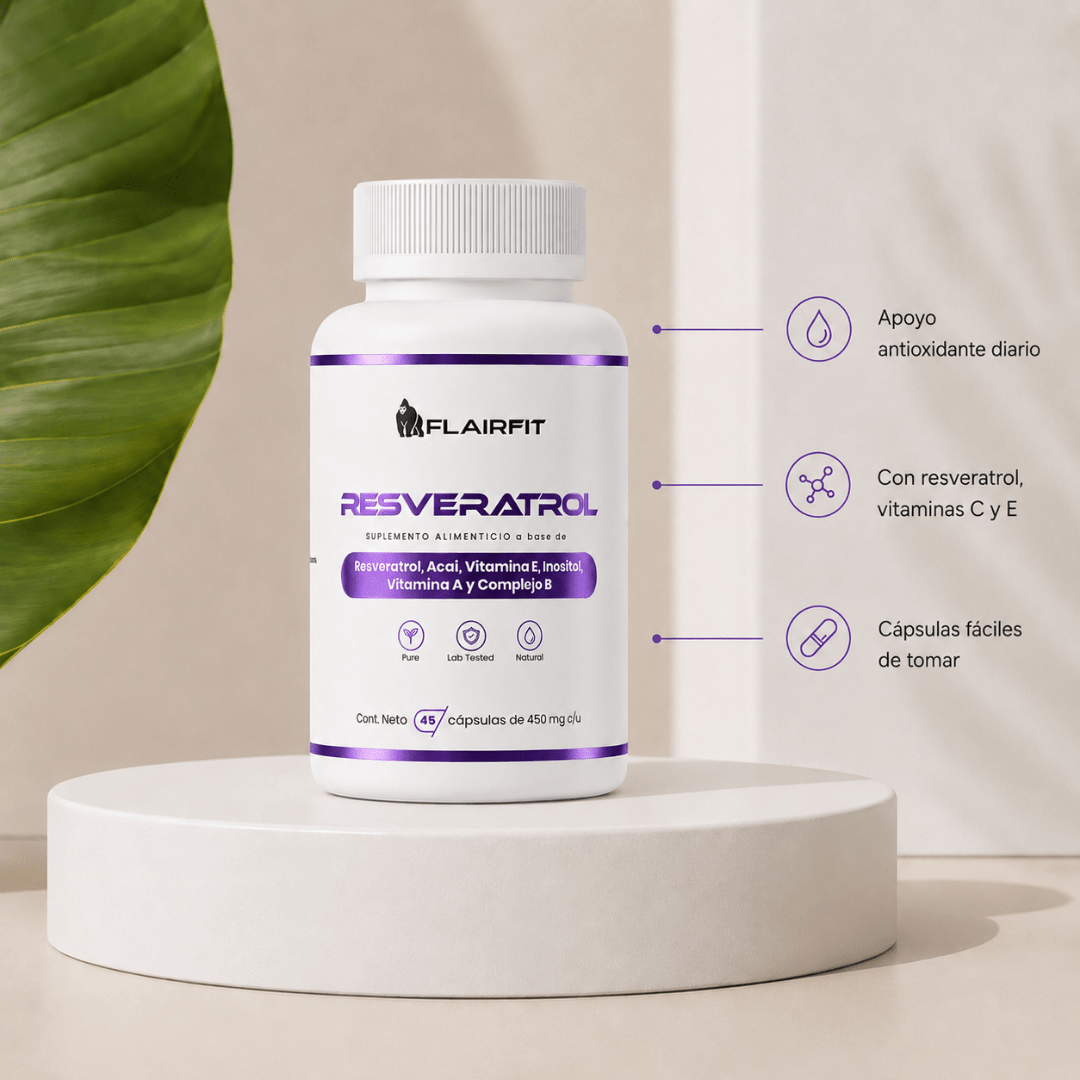 Resveratrol Complex Flairfit® · 45 cápsulas