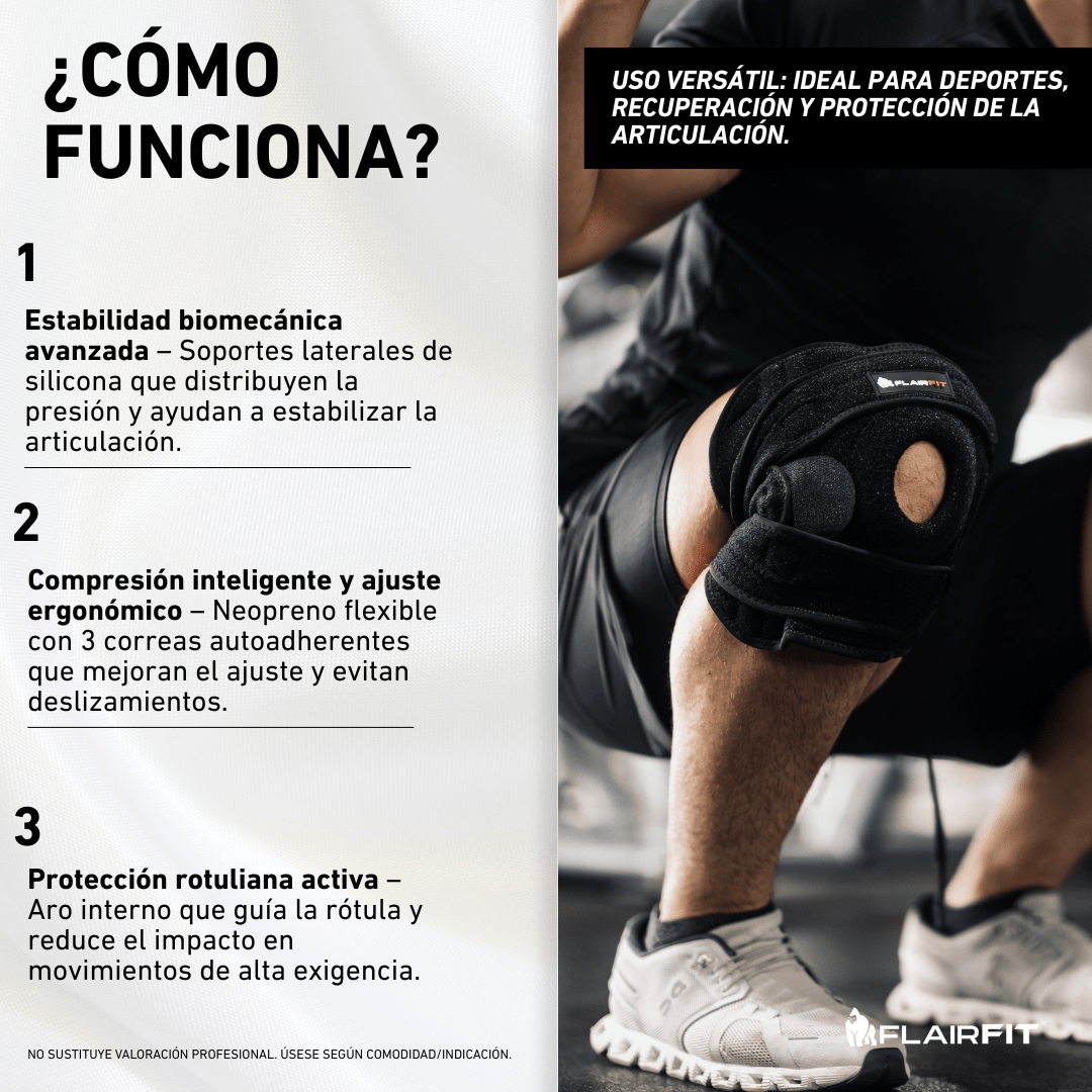 Rodillera Deportiva de Neopreno, Ortopédica/Recuperación
