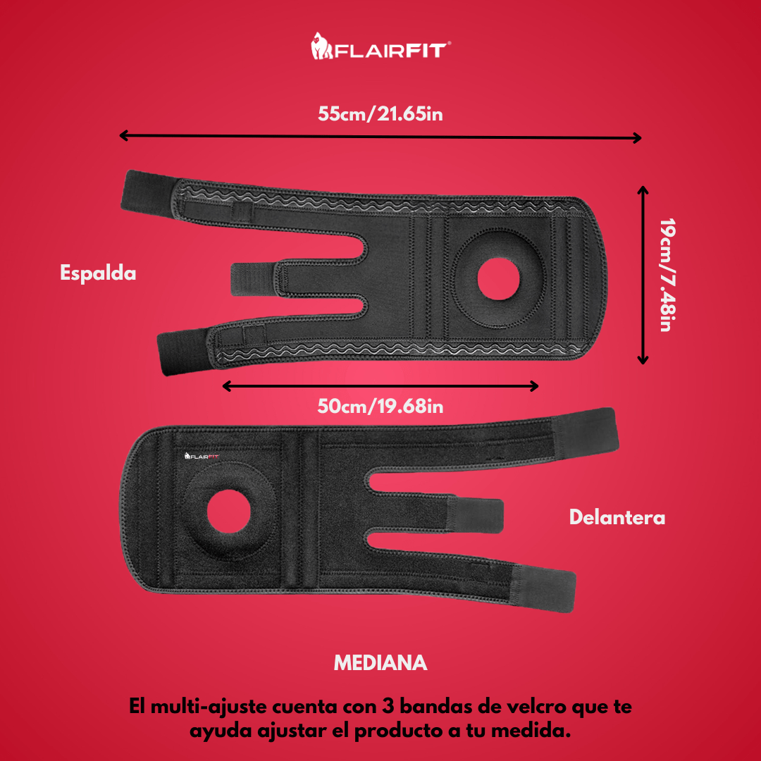 RODILLERA FLAIRFIT® DEPORTIVA DE NEOPRENO, ORTOPEDICA/RECUPERACIÓN