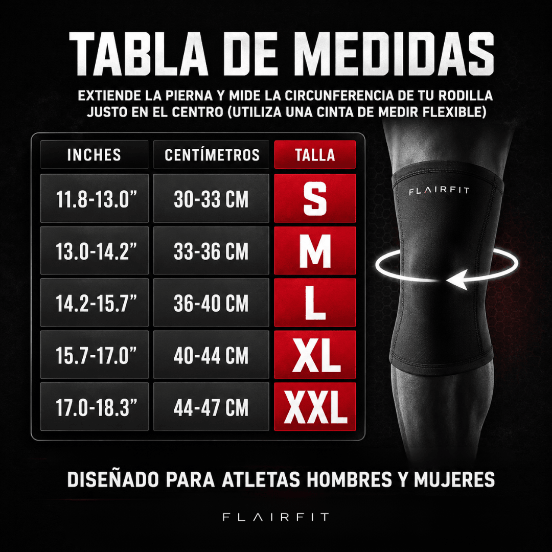 Rodilleras 7 mm Flairfit® · Par