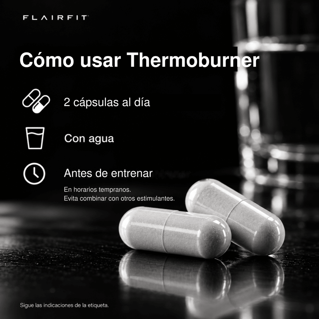 FLAIRFIT® POWER THERMOBURNER 2.0, INNOSLIM® + GREEN TEA + GUARANÁ + L-CARNITINE