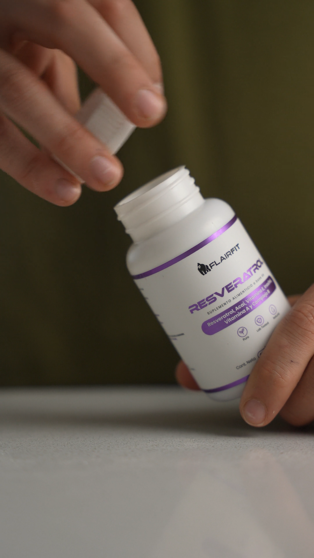 RESVERATROL + VITAMINAS: ANTIOX DIARIO (650 MG)